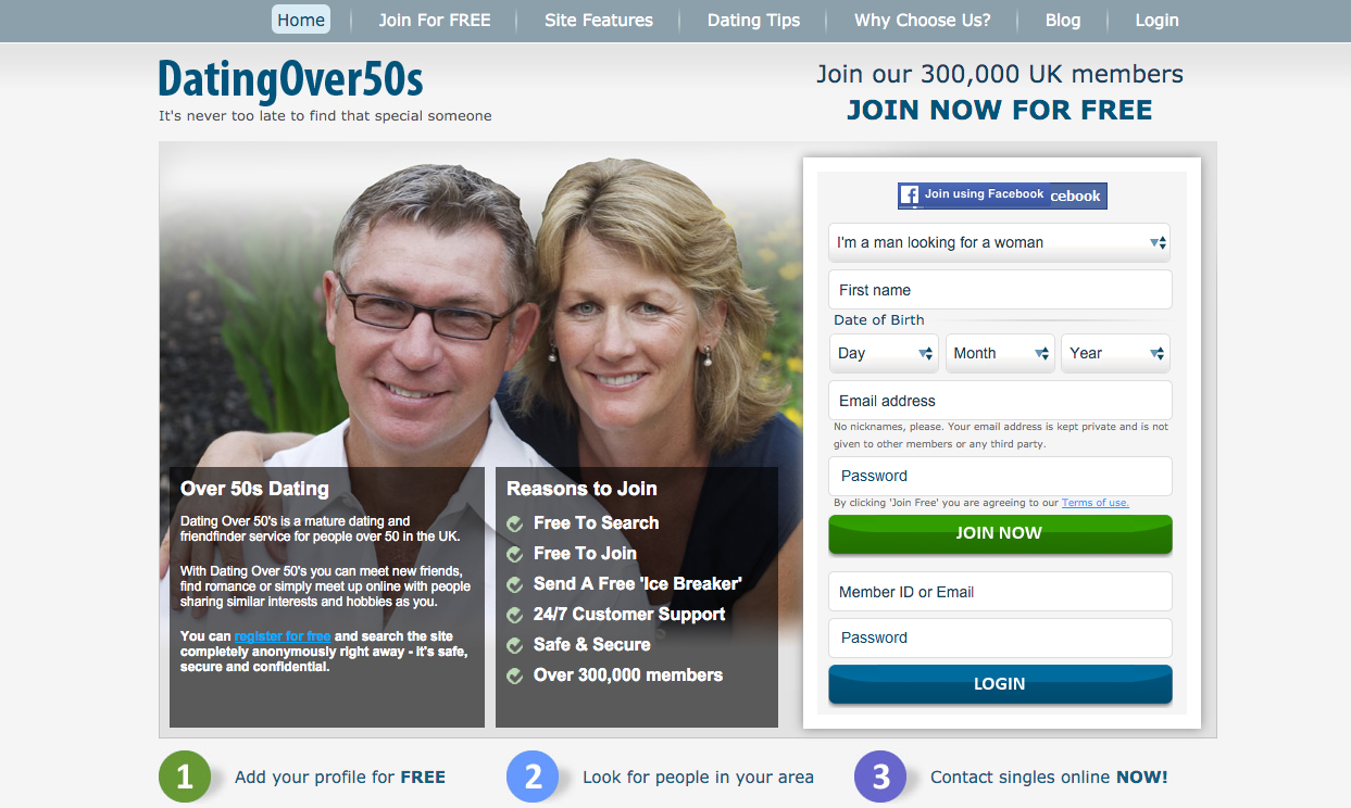 Dating Over 50's