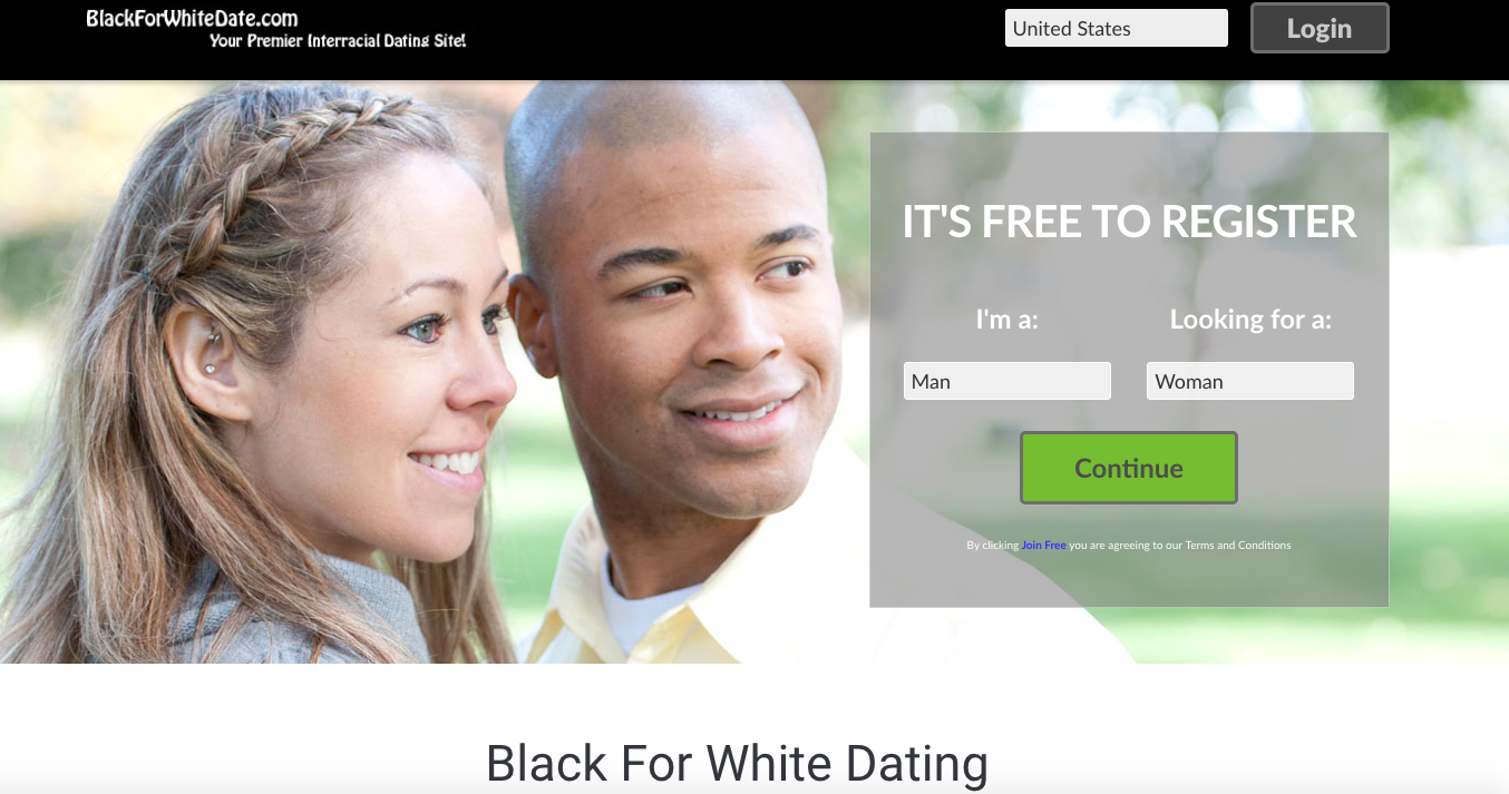Black for White Dating